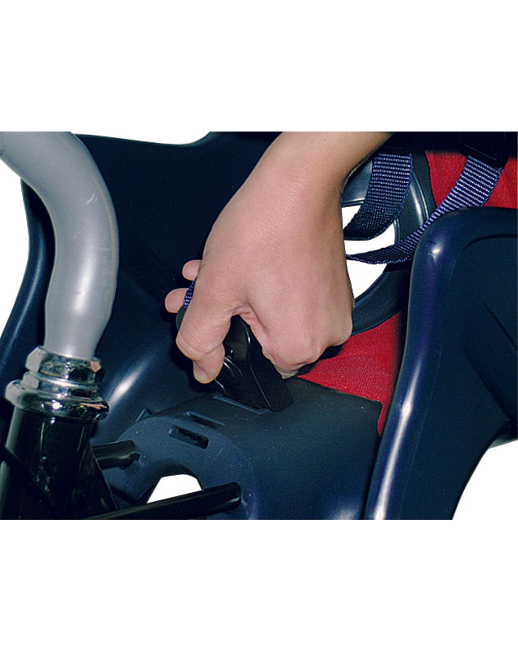 Seggiolino bici anteriore freccia silver - bellelli