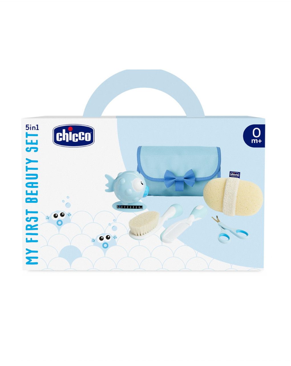 Set igiene 5in1 my first beauty azzurro 0m+ - chicco
