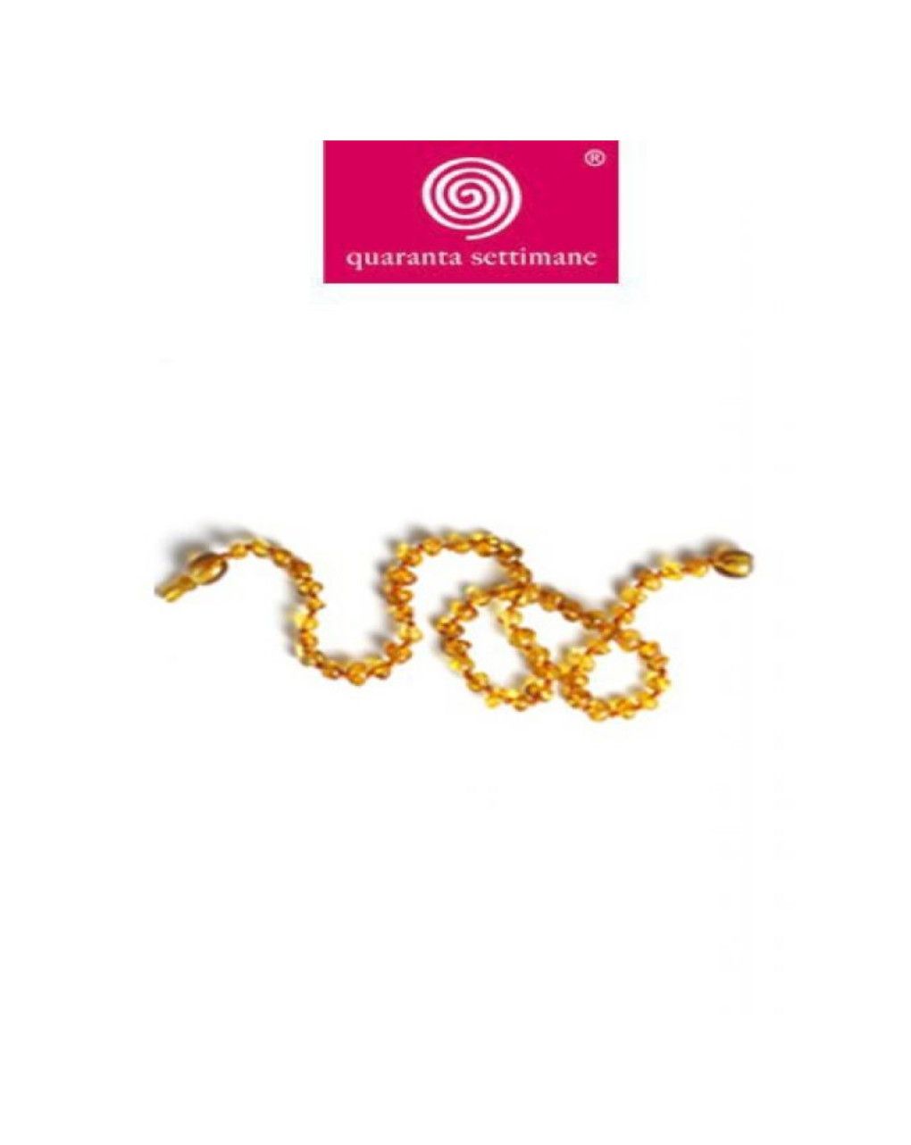 Collana ambra miele - quaranta settimane