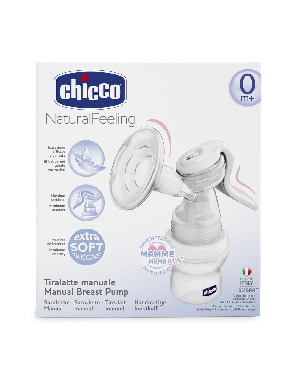 Tiralatte manuale natural feeling - chicco