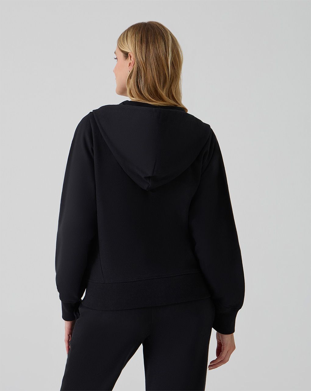 Cardigan felpa premaman con cappuccio