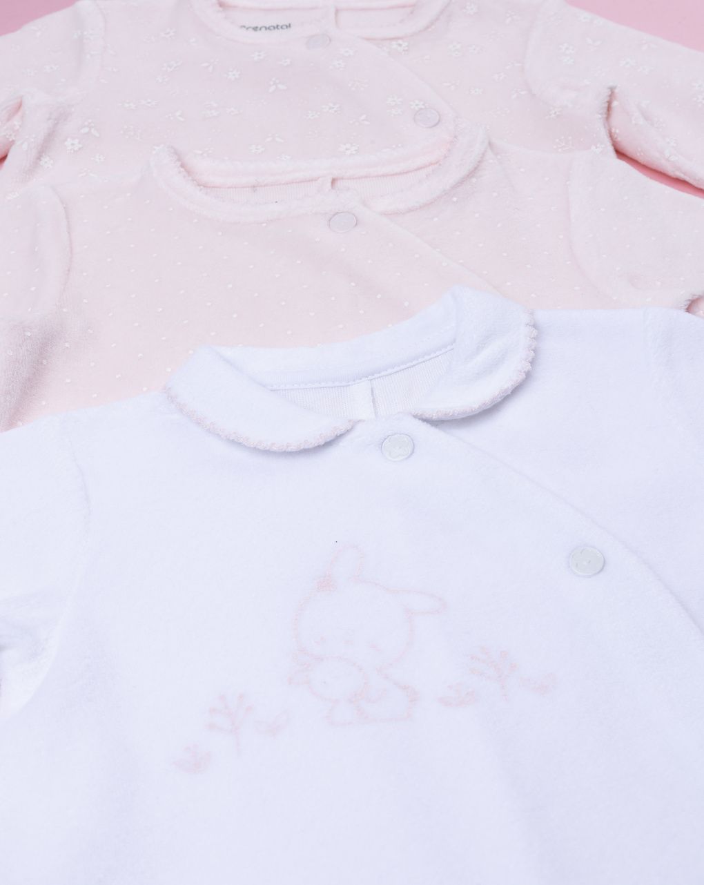 Pack 3 tutine in ciniglia neonata - corredino