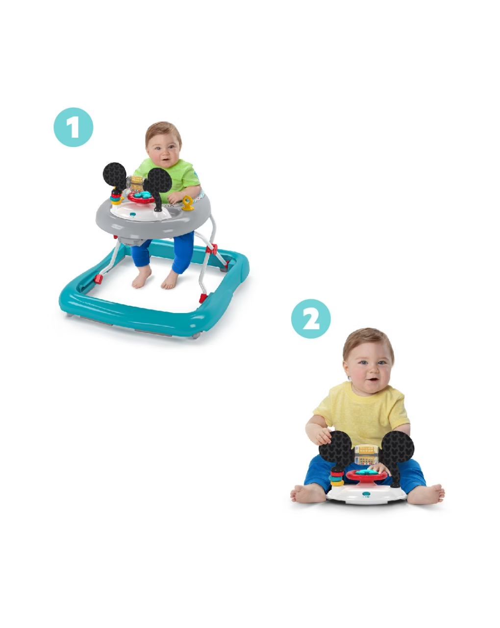 Mickey mouse tiny trek™ walker, original bestie™, 2-in-1 walker - bright starts