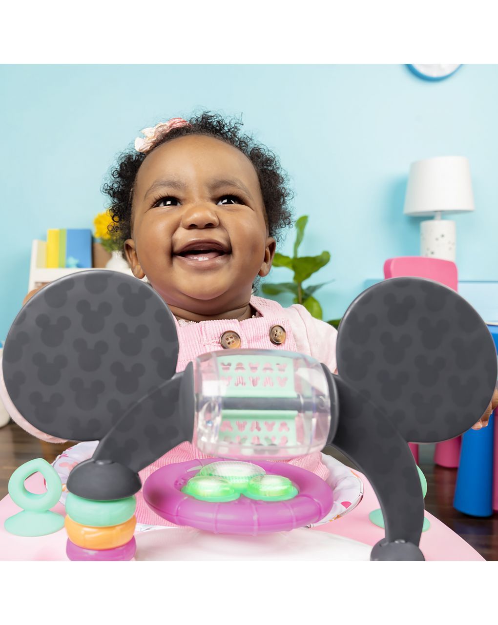 Minnie mouse tiny trek™ walker, forever besties™, 2-in-1 walker - bright starts