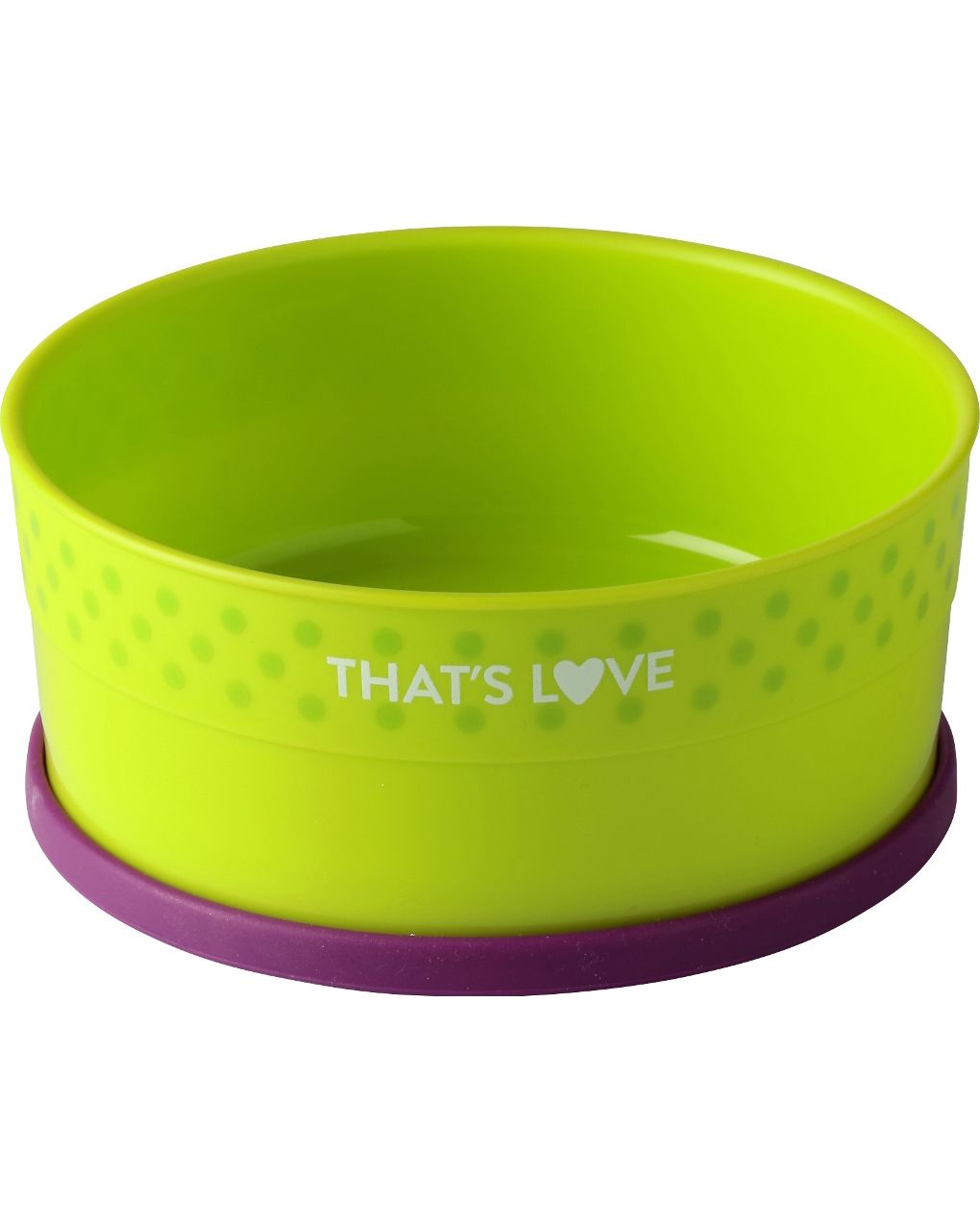 Piatto fondo con anello in silicone - that's love