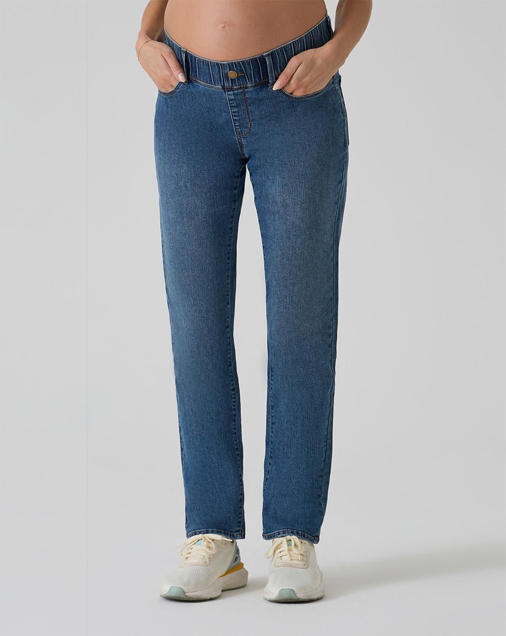 Pantalone denim premaman