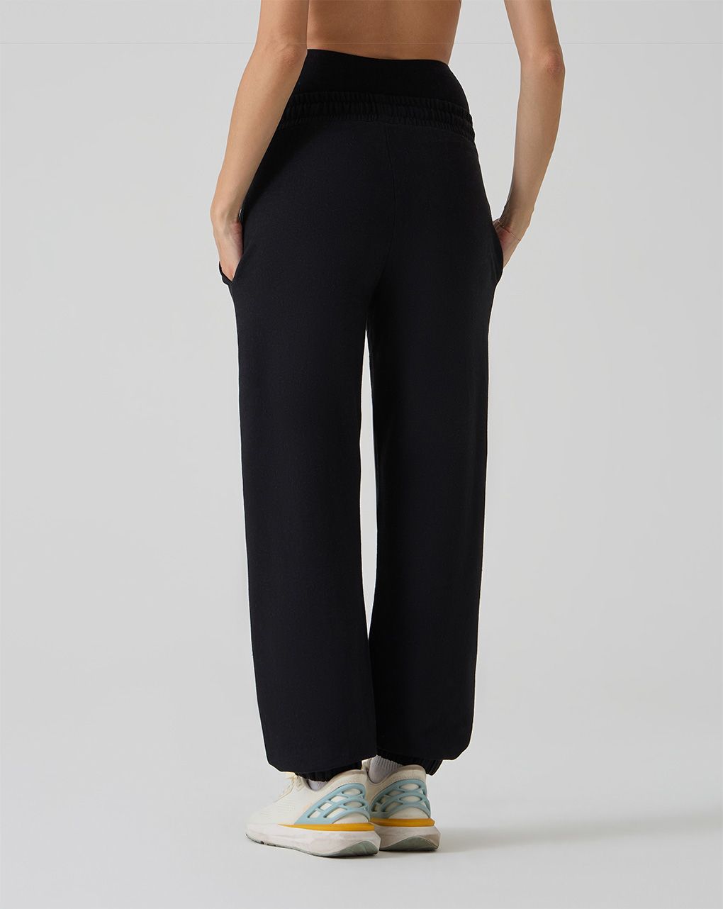 Pantalone gravidanza in felpa nero