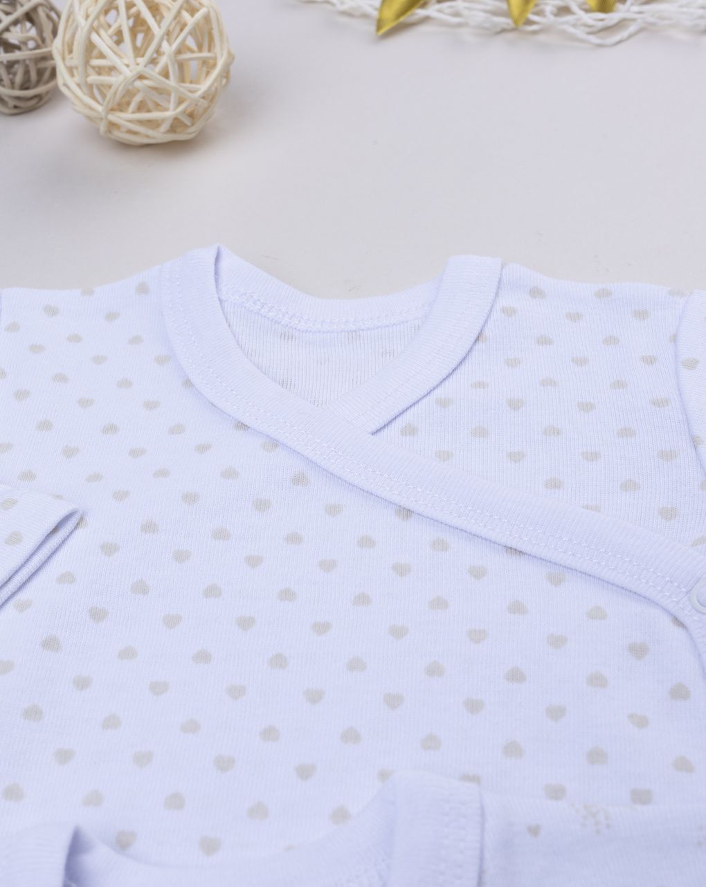 Pack 2 body bianchi manica lunga bimba