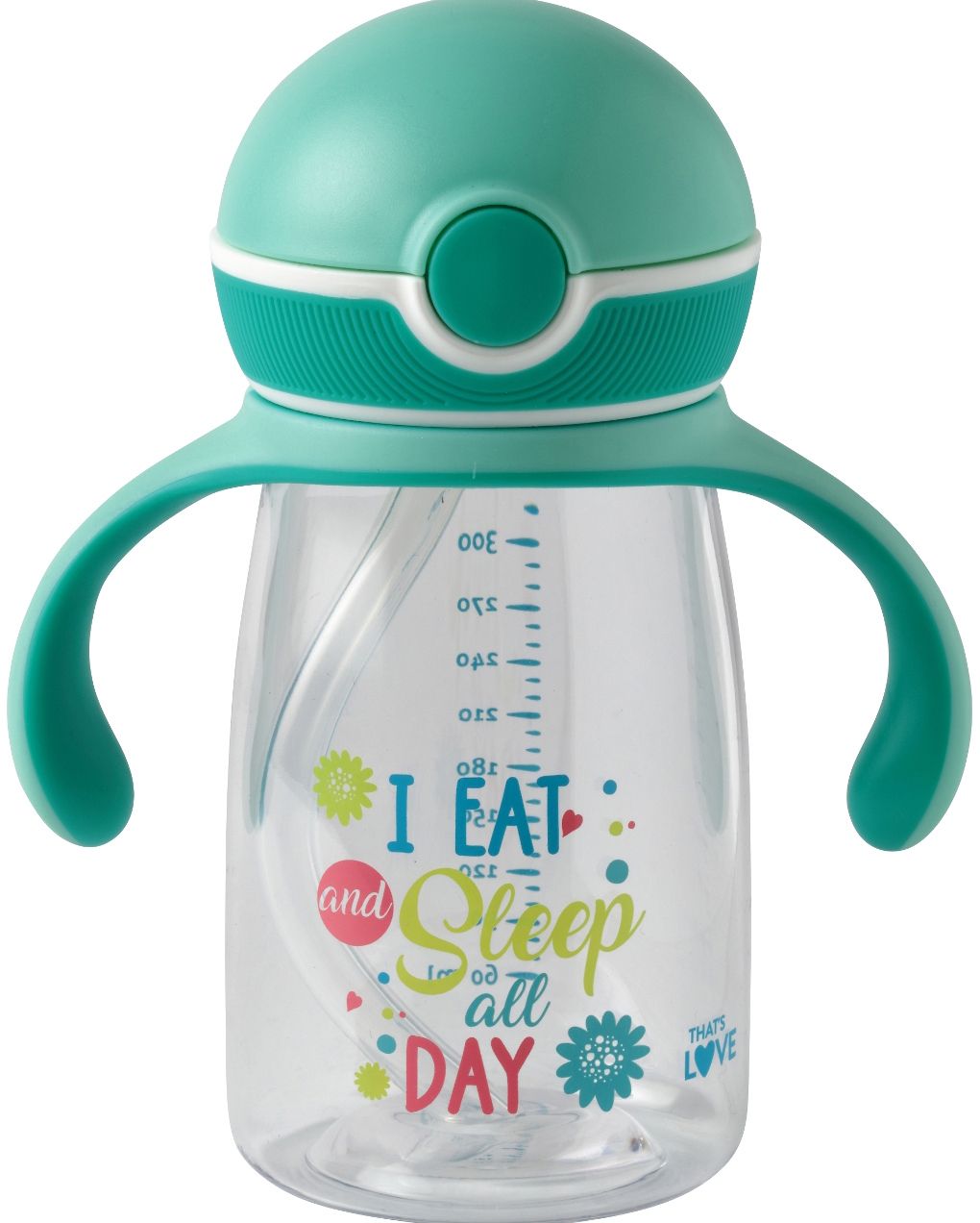 Tazza con cannuccia 12m+ 360ml - that's love