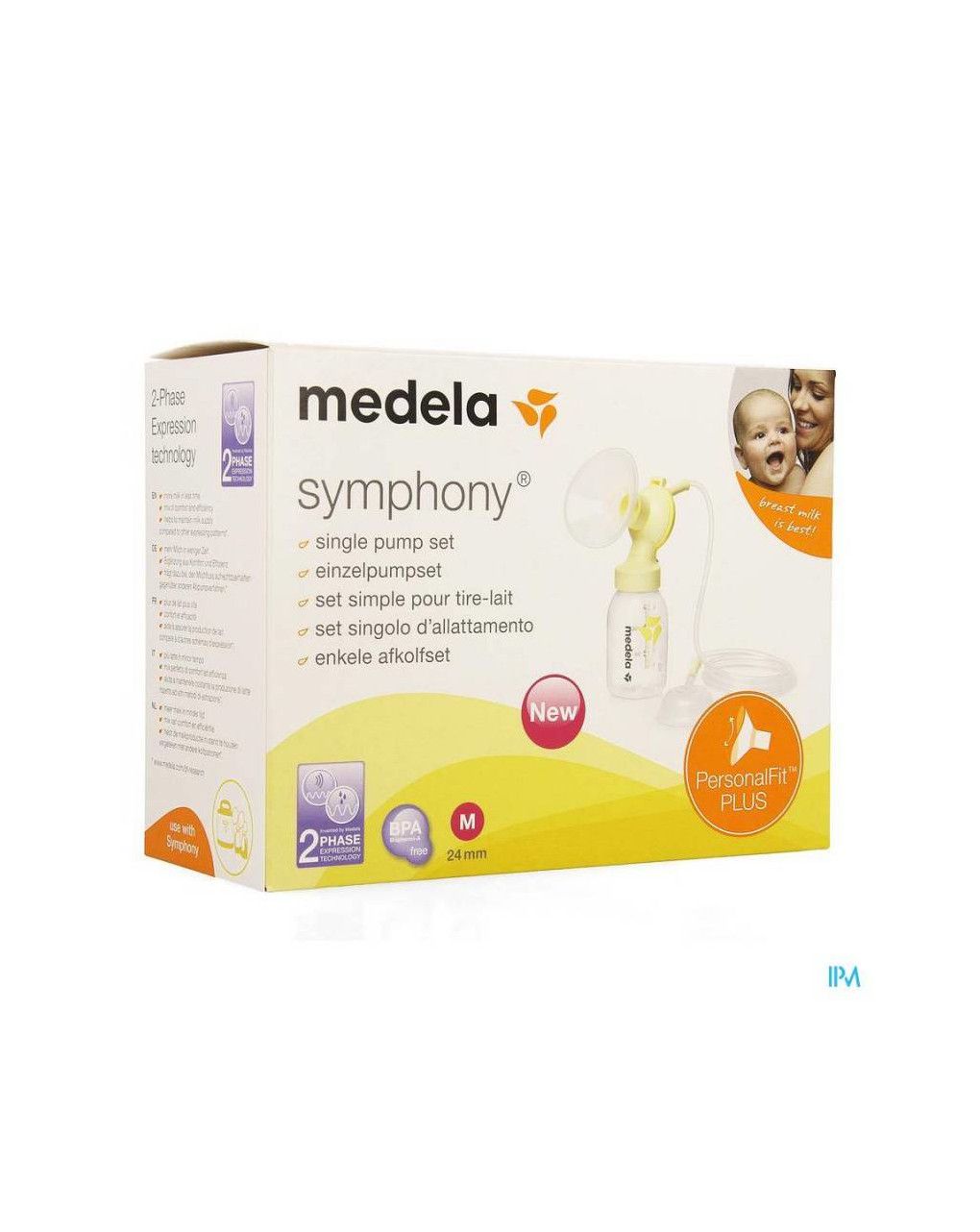Set symphony singolo con personalfit plus (24 mm) - medela