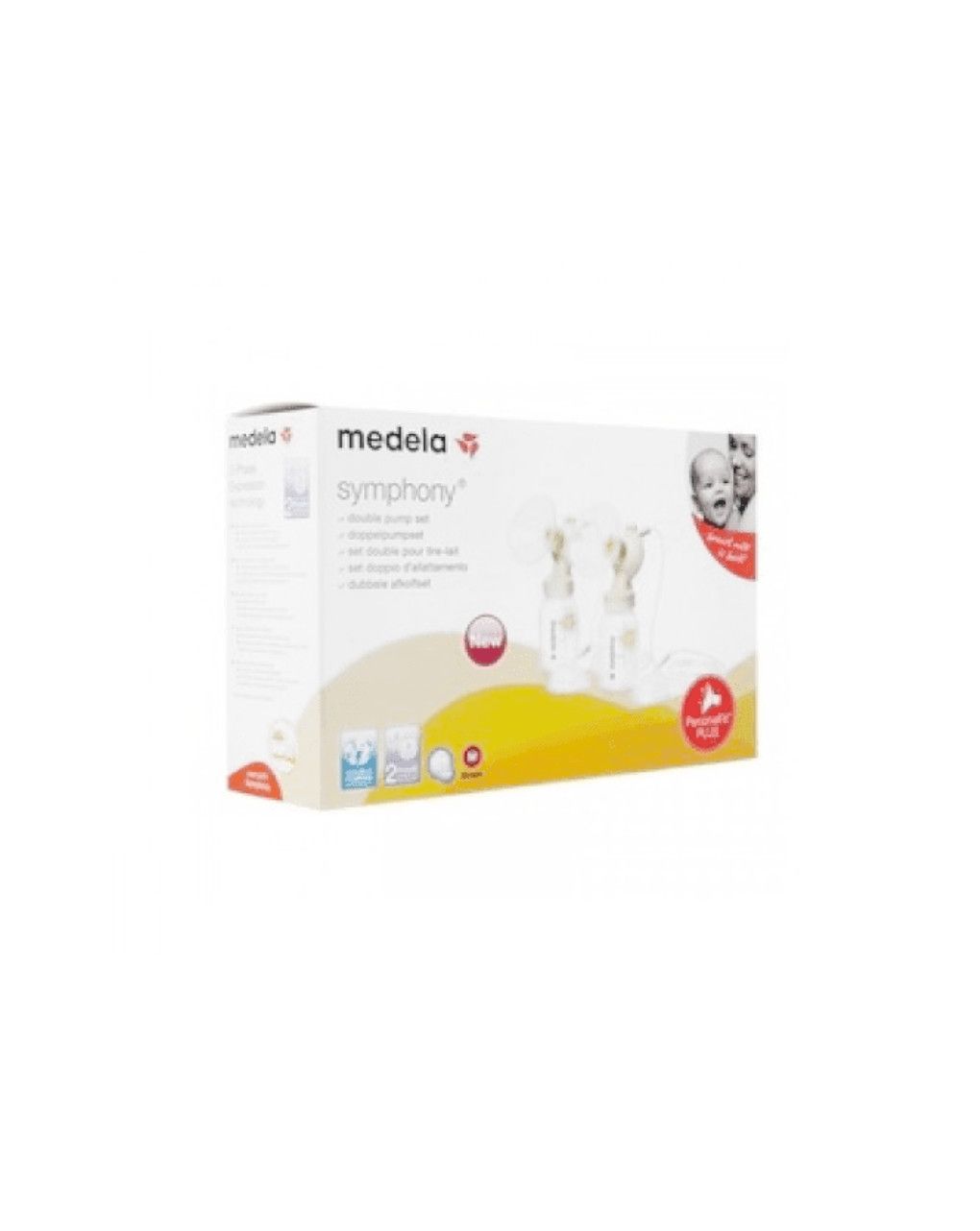 Set symphony doppio con personalfit plus (coppa misura 24 mm)  - medela