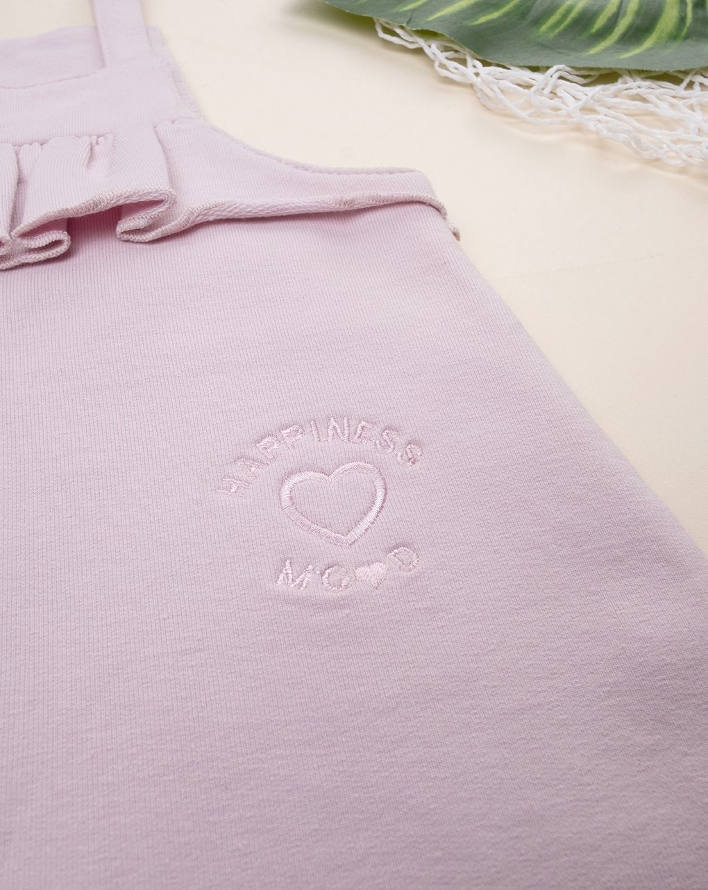 Salopette bimba rosa