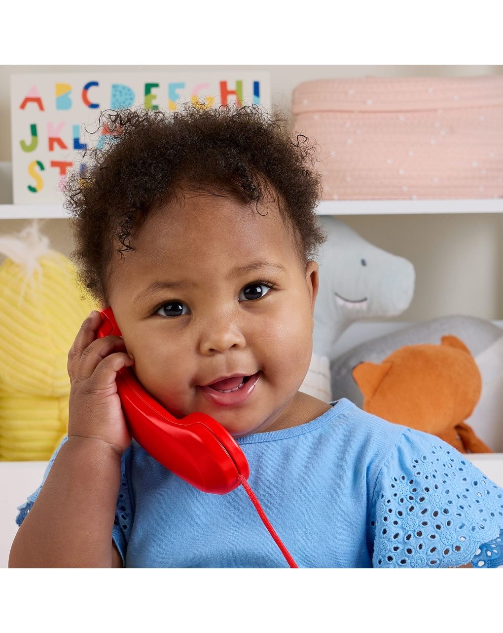 Telefono chiacchierone rosso 80° anniversario - 12m+ - fisher price