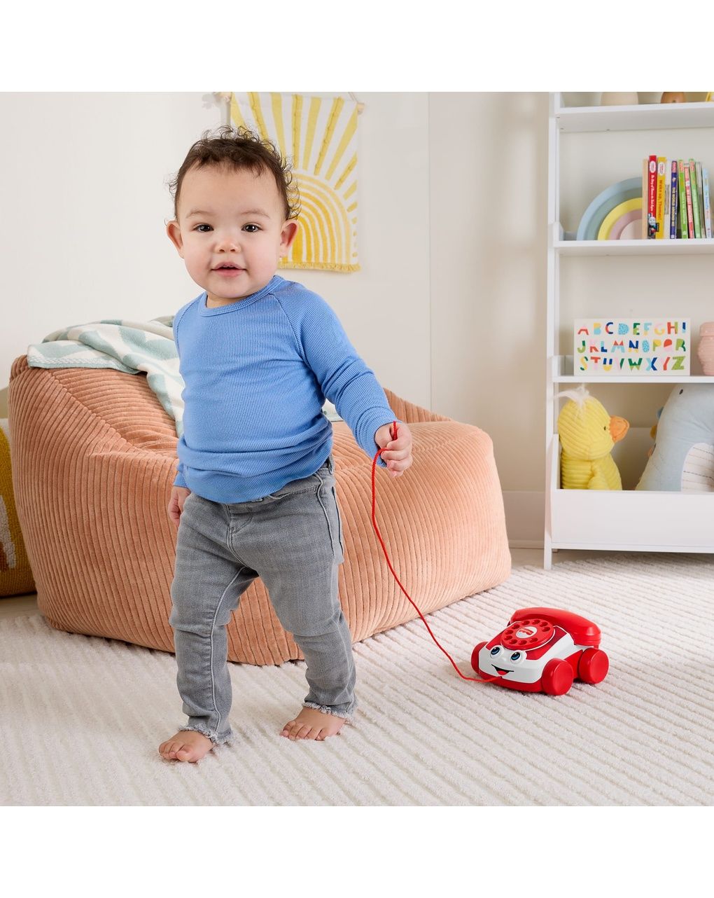 Telefono chiacchierone rosso 80° anniversario - 12m+ - fisher price