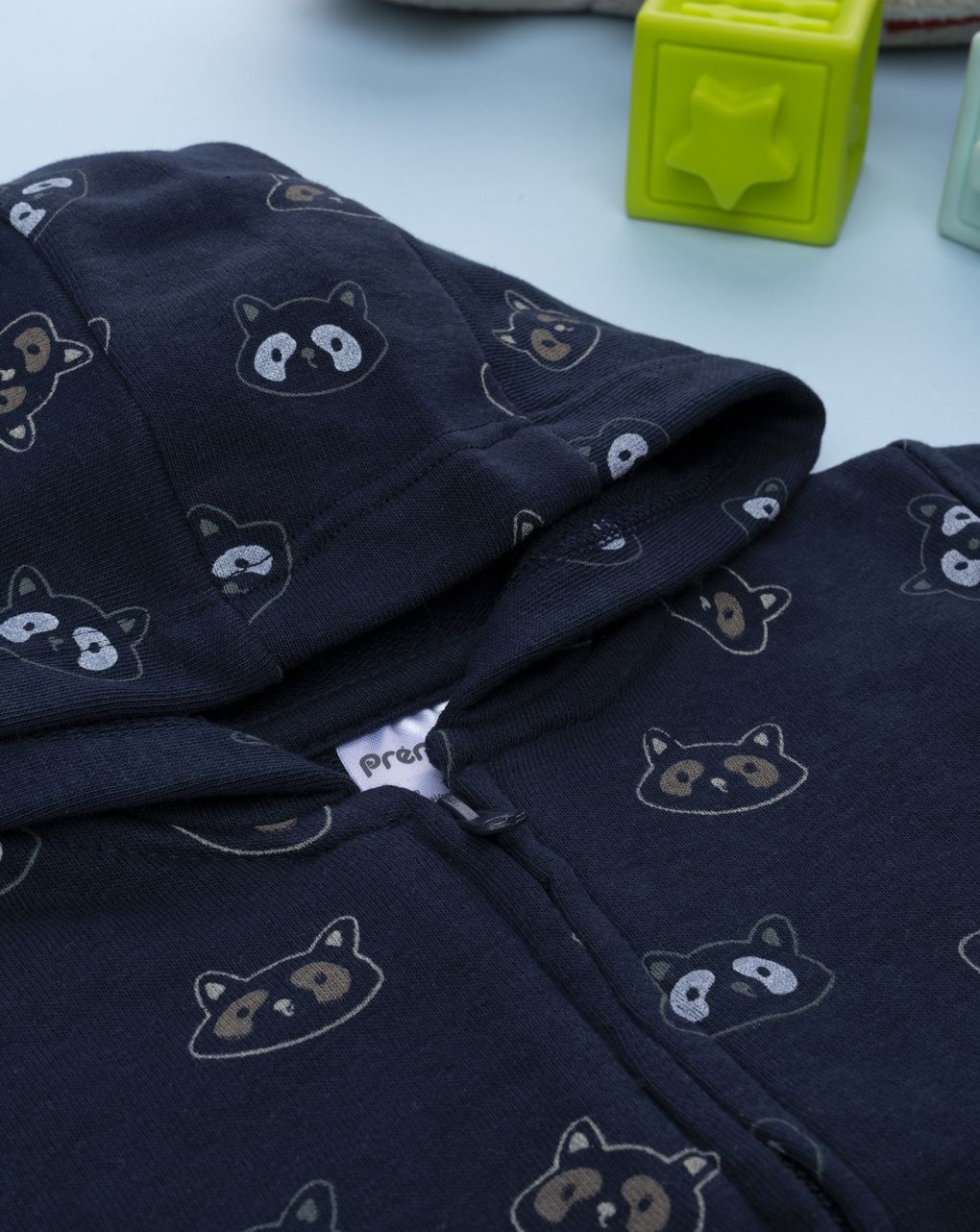 Felpa bimbo blu con allover