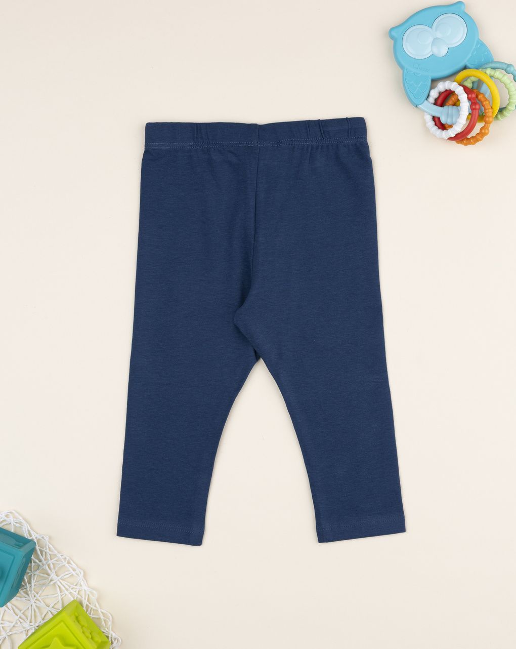 Legging bimba blu stampa gattino