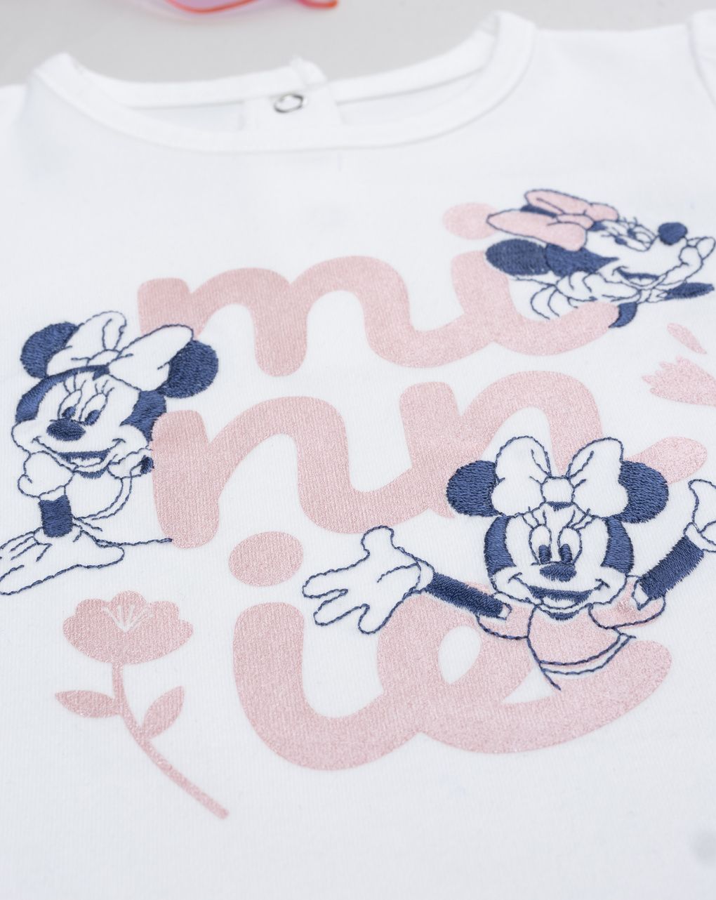 T-shirt bimba bianca minnie