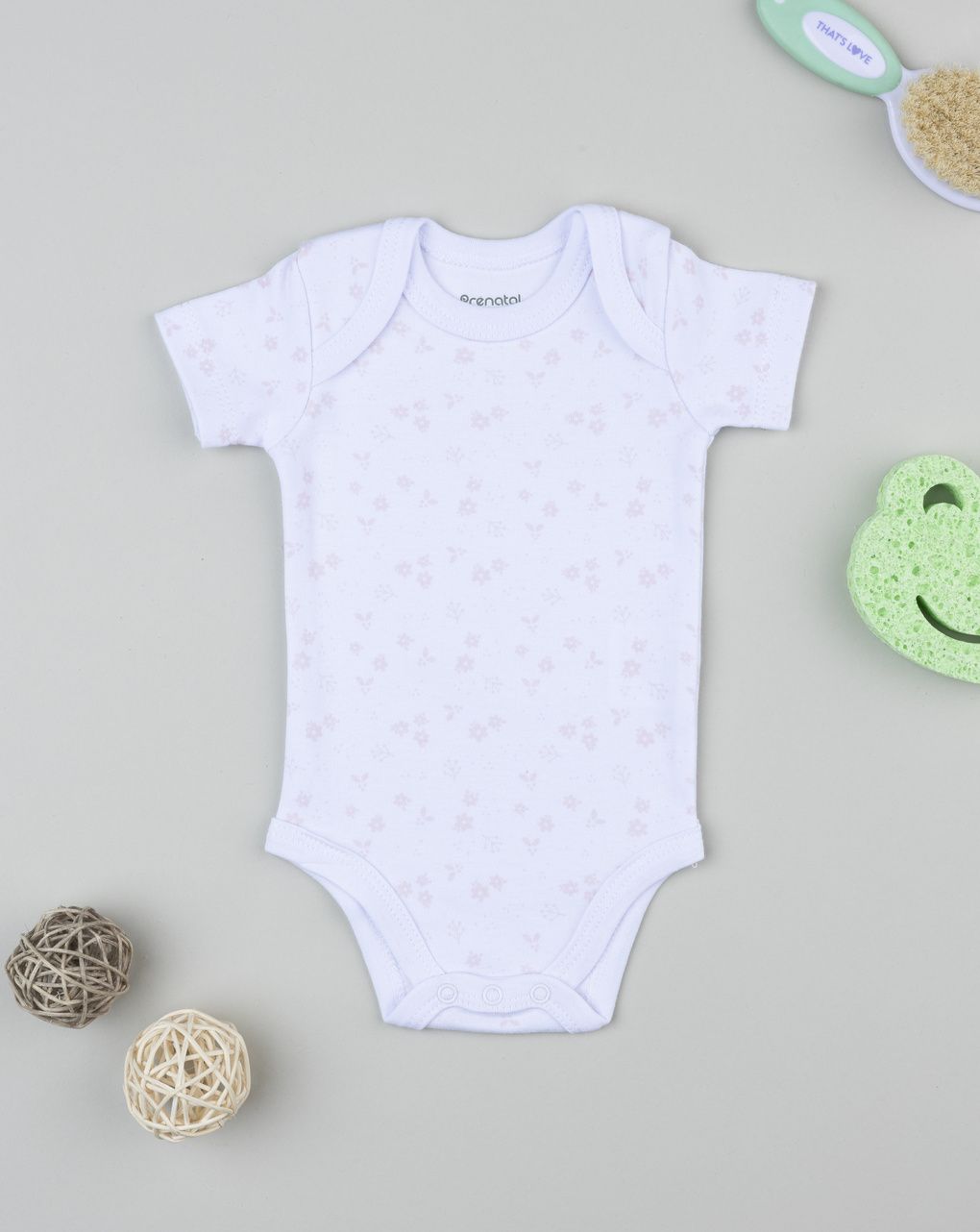 Body neonata fiorellini allover