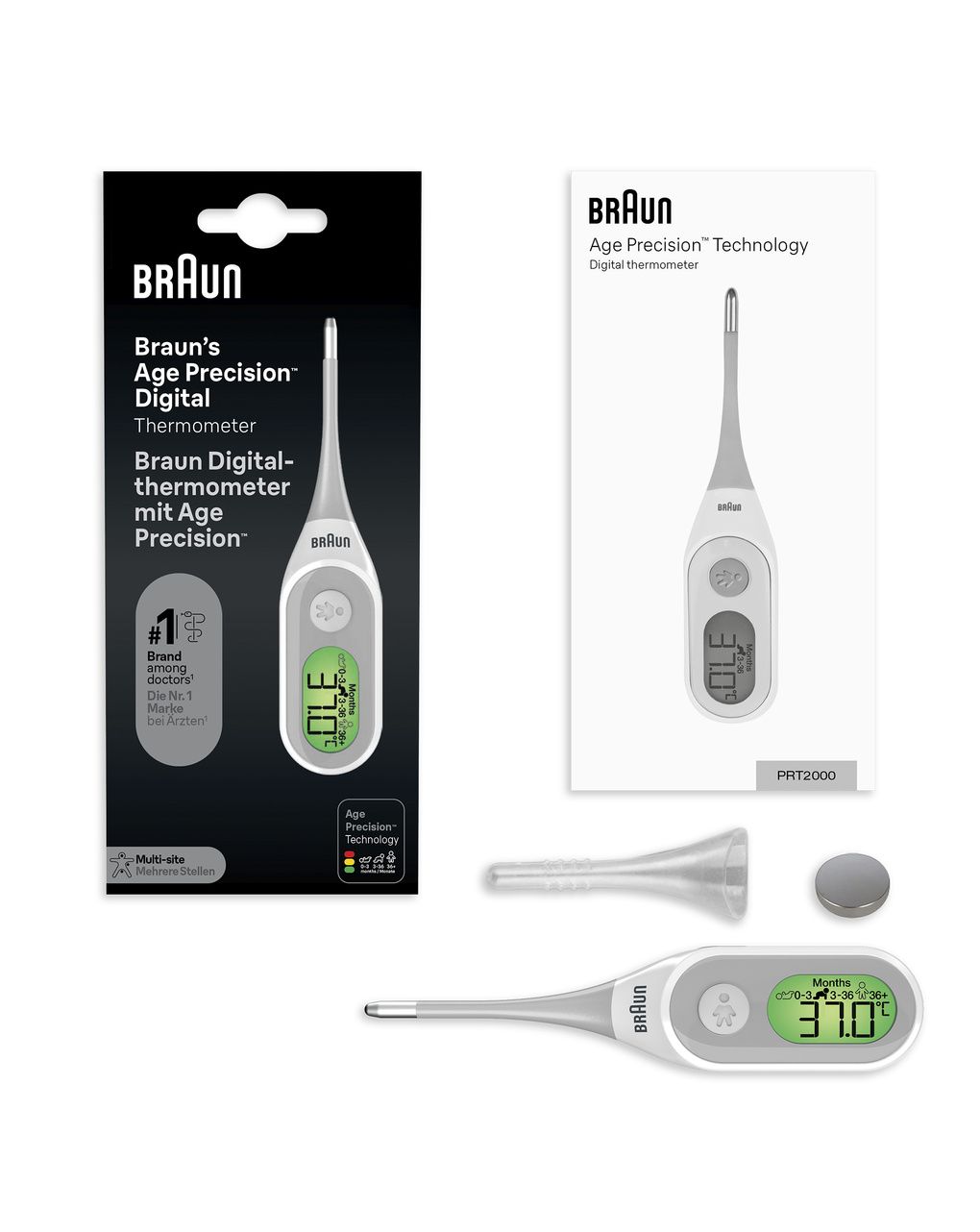 Termometro digitale prt2000 - braun