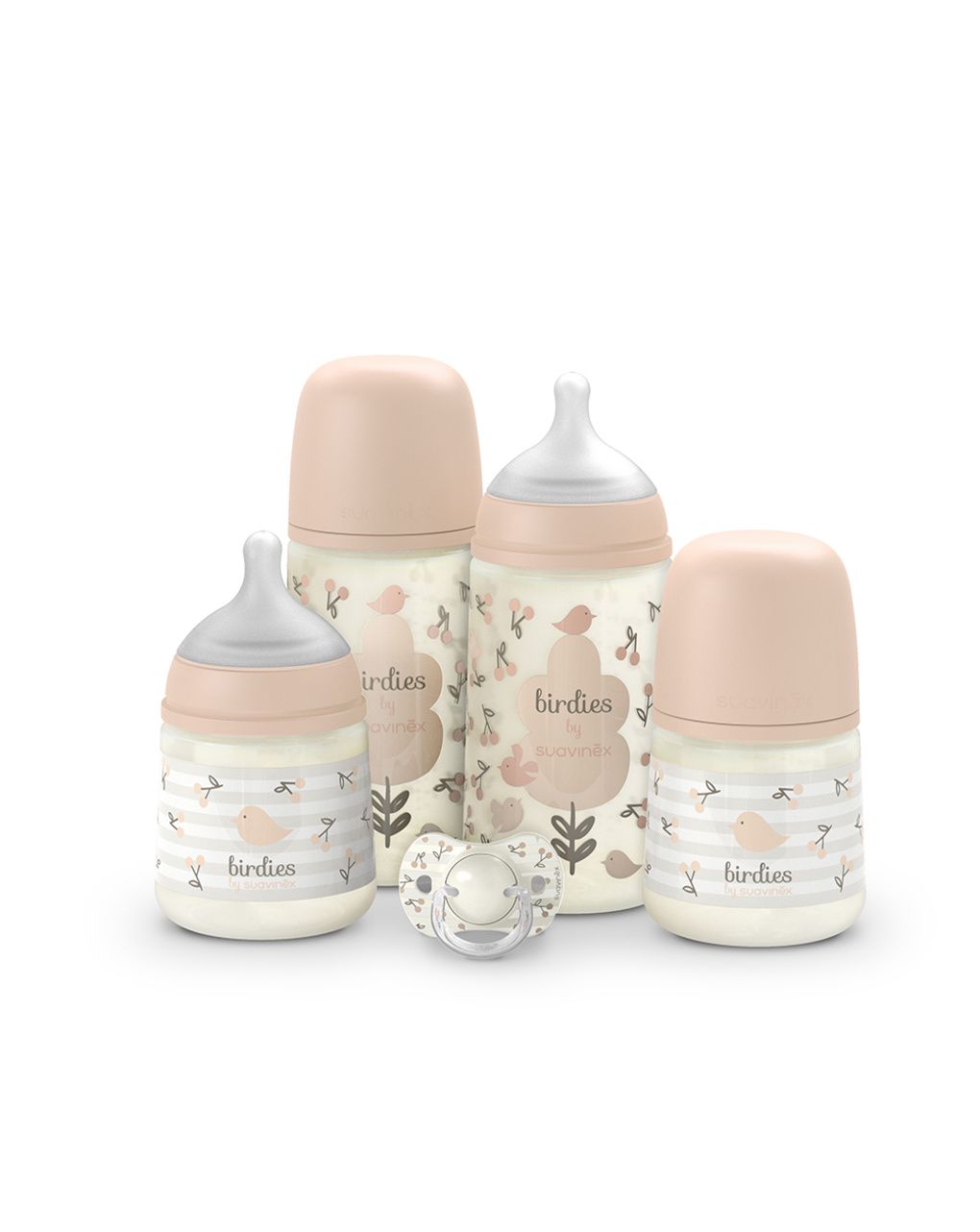 Set regalo birdies essential rosa - suavinex
