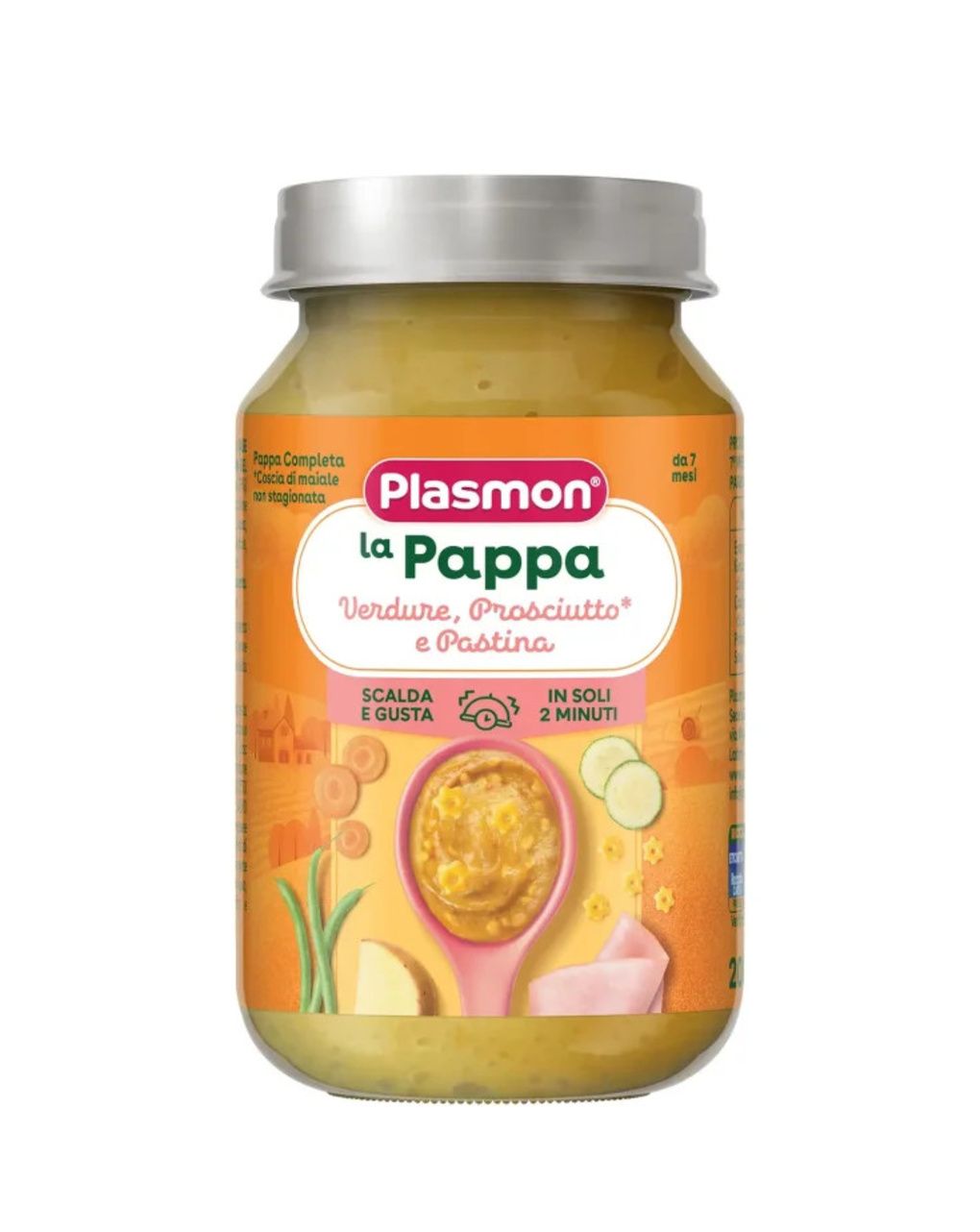 La pappa verdure prosciutto e pastina 200g - plasmon