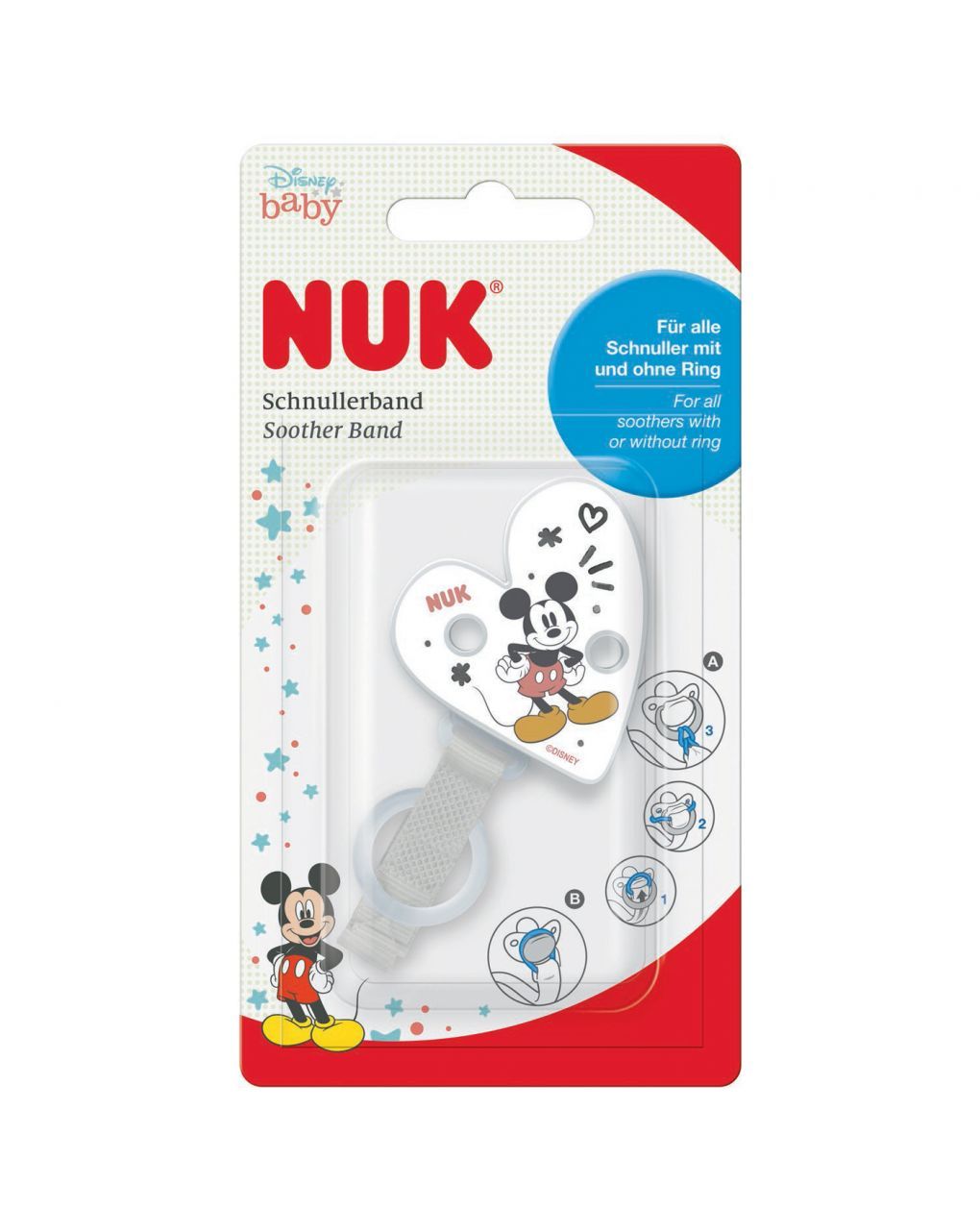 Portasucchietto nastro disney mickey - nuk