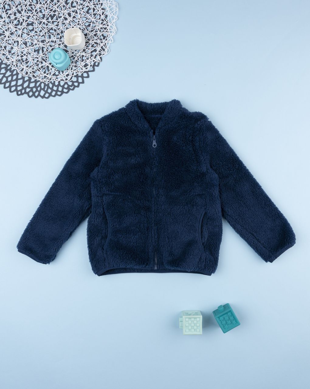 Cardigan vestaglia blu unisex