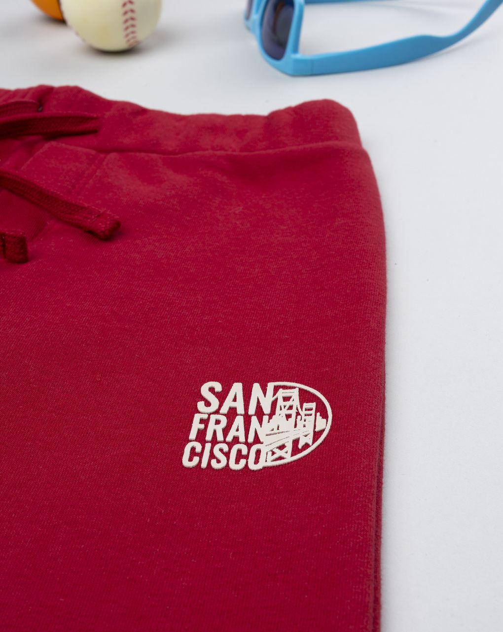 Pantalone bimbo rosso san francisco