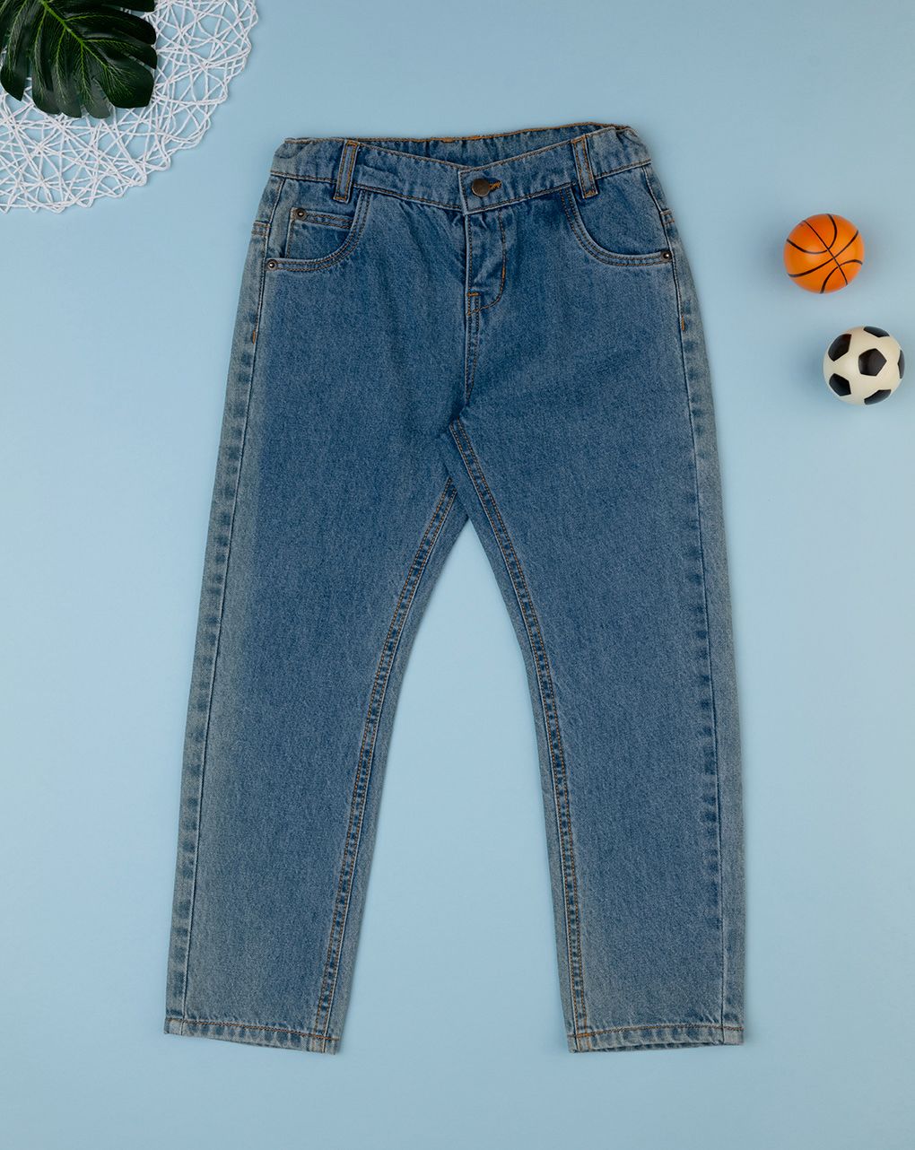 Pantalone denim bimbo