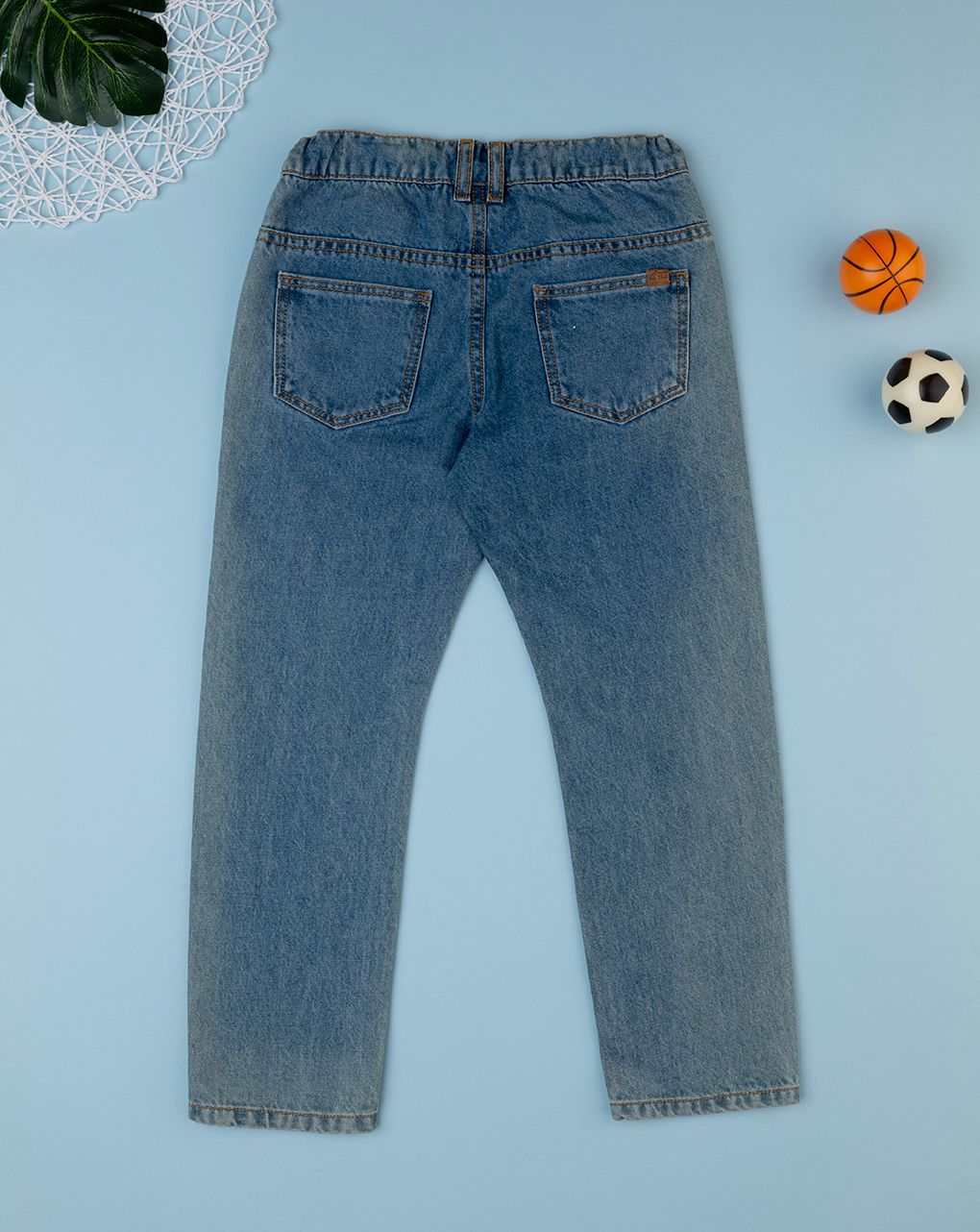 Pantalone denim bimbo