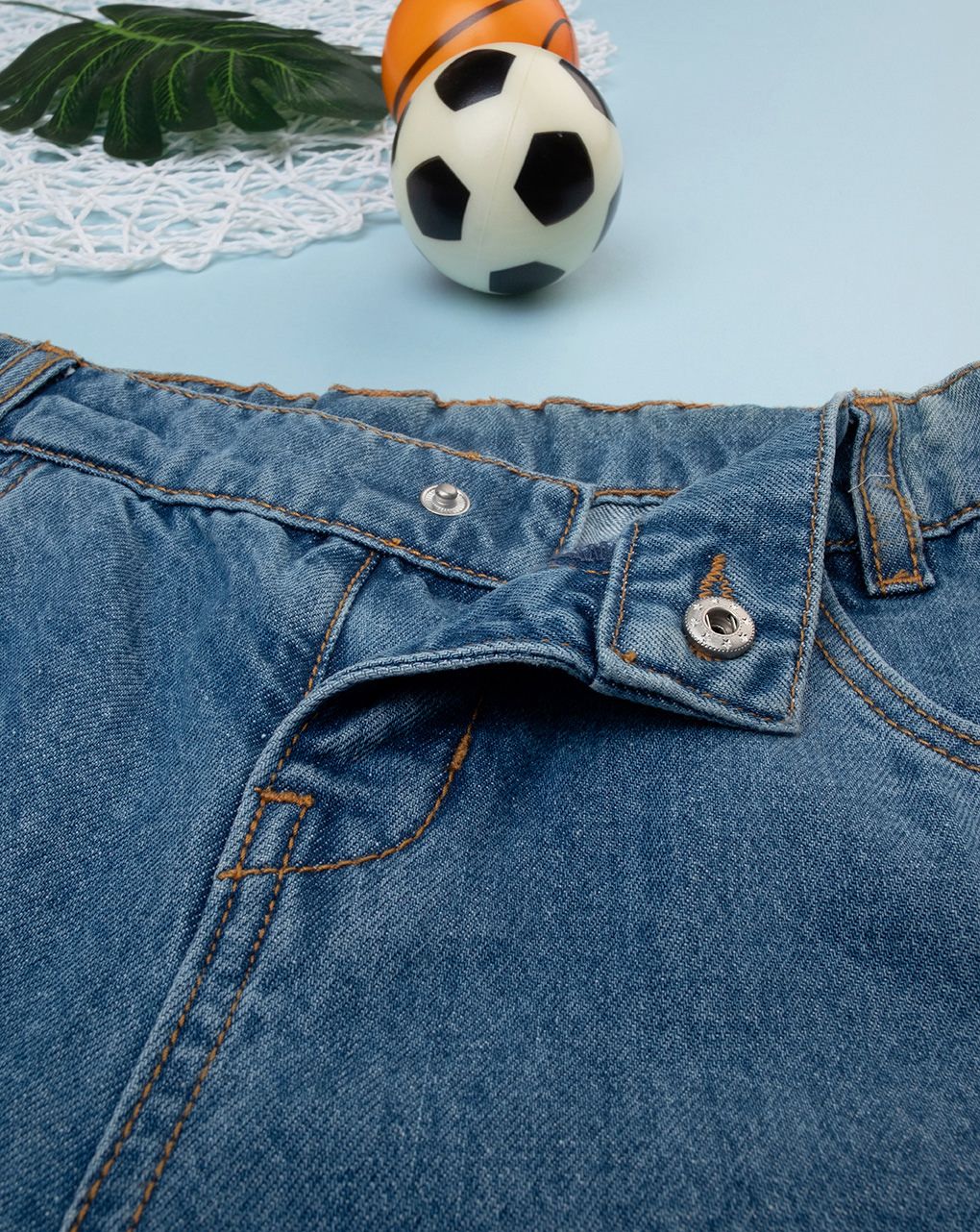 Pantalone denim bimbo