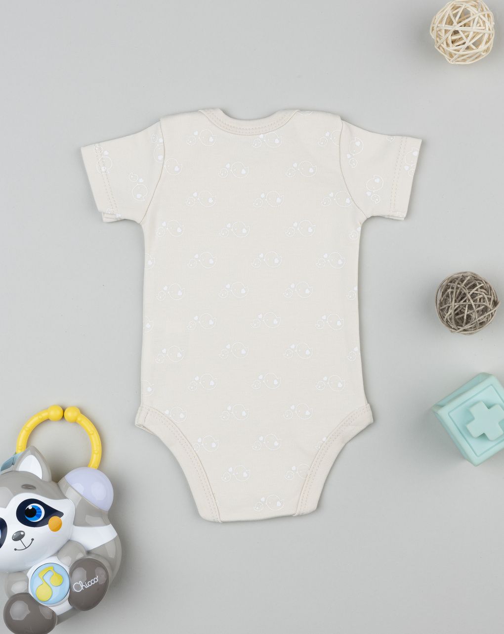 Body beige neonata fiorellini