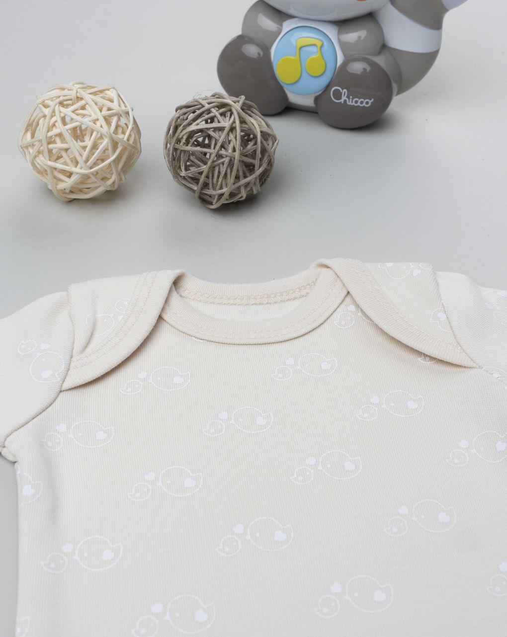 Body beige neonata fiorellini