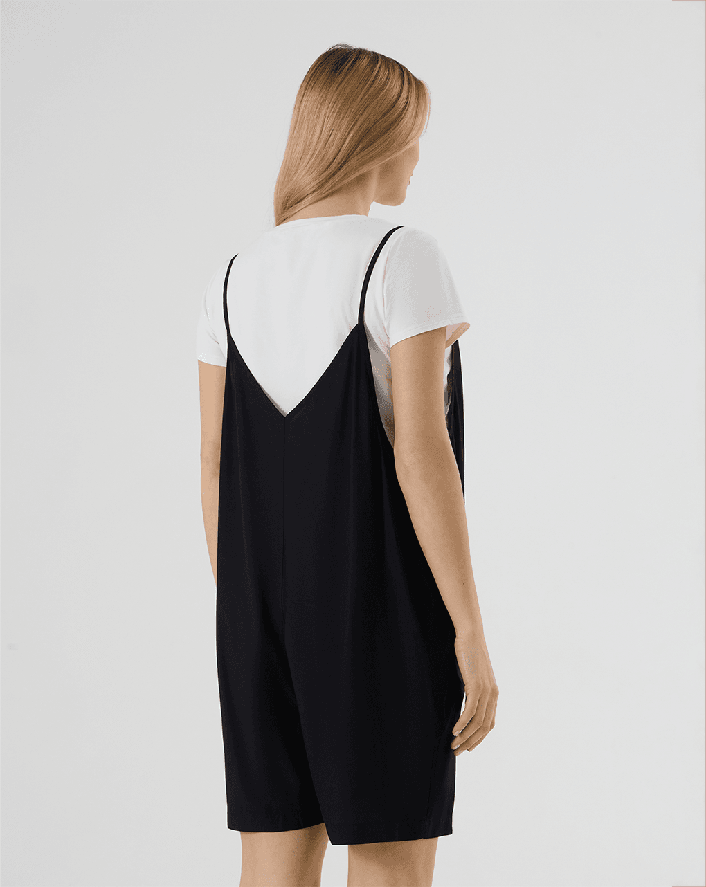 Completo tuta nera e t-shirt premaman allattamento