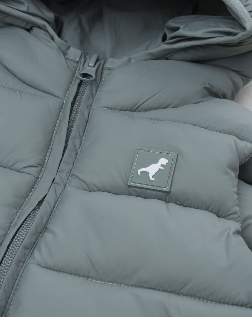 Gilet bimbo verde materiale riciclato