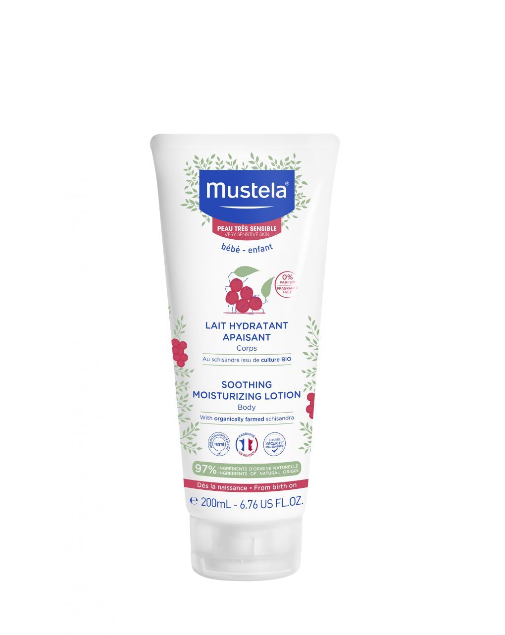 Latte corpo lenitivo 200ml - mustela