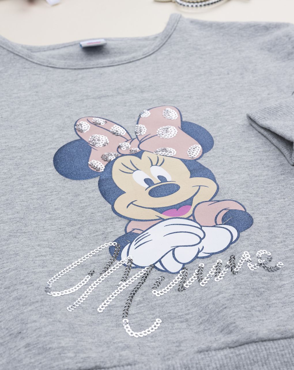 Completo jogging felpato minnie bimba