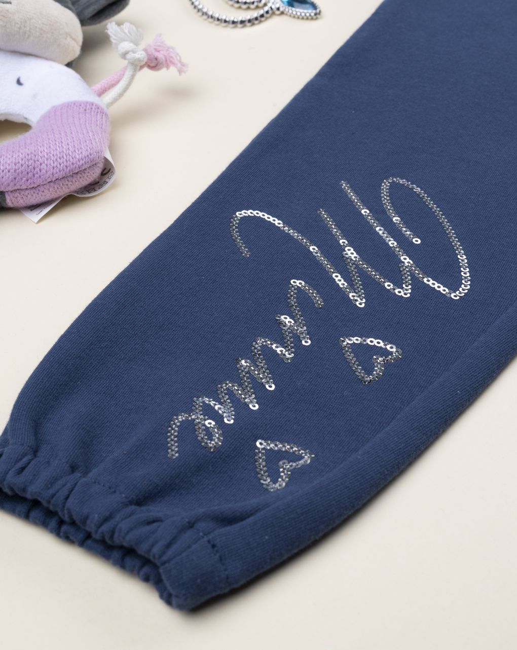 Completo jogging felpato minnie bimba