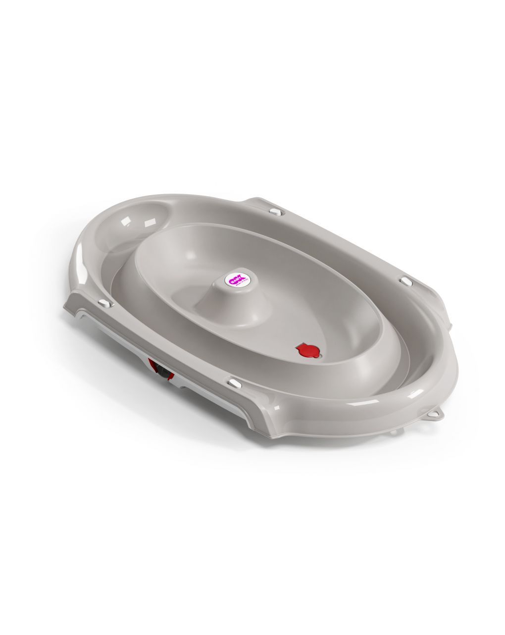 Vaschetta pieghevole onda slim grigia 0-12 mesi - ok baby