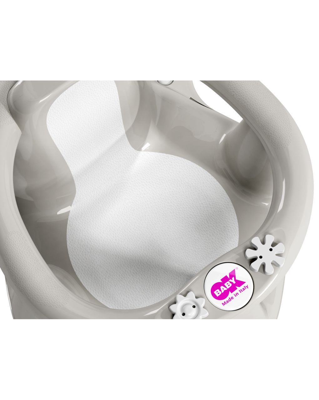 Seduta antiscivolo per bagnetto flipper evolution grigio - ok baby