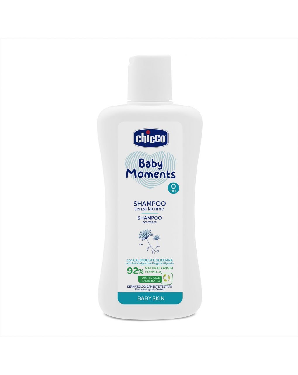 Shampoo senza lacrime chicco baby moments baby skin 200ml - chicco