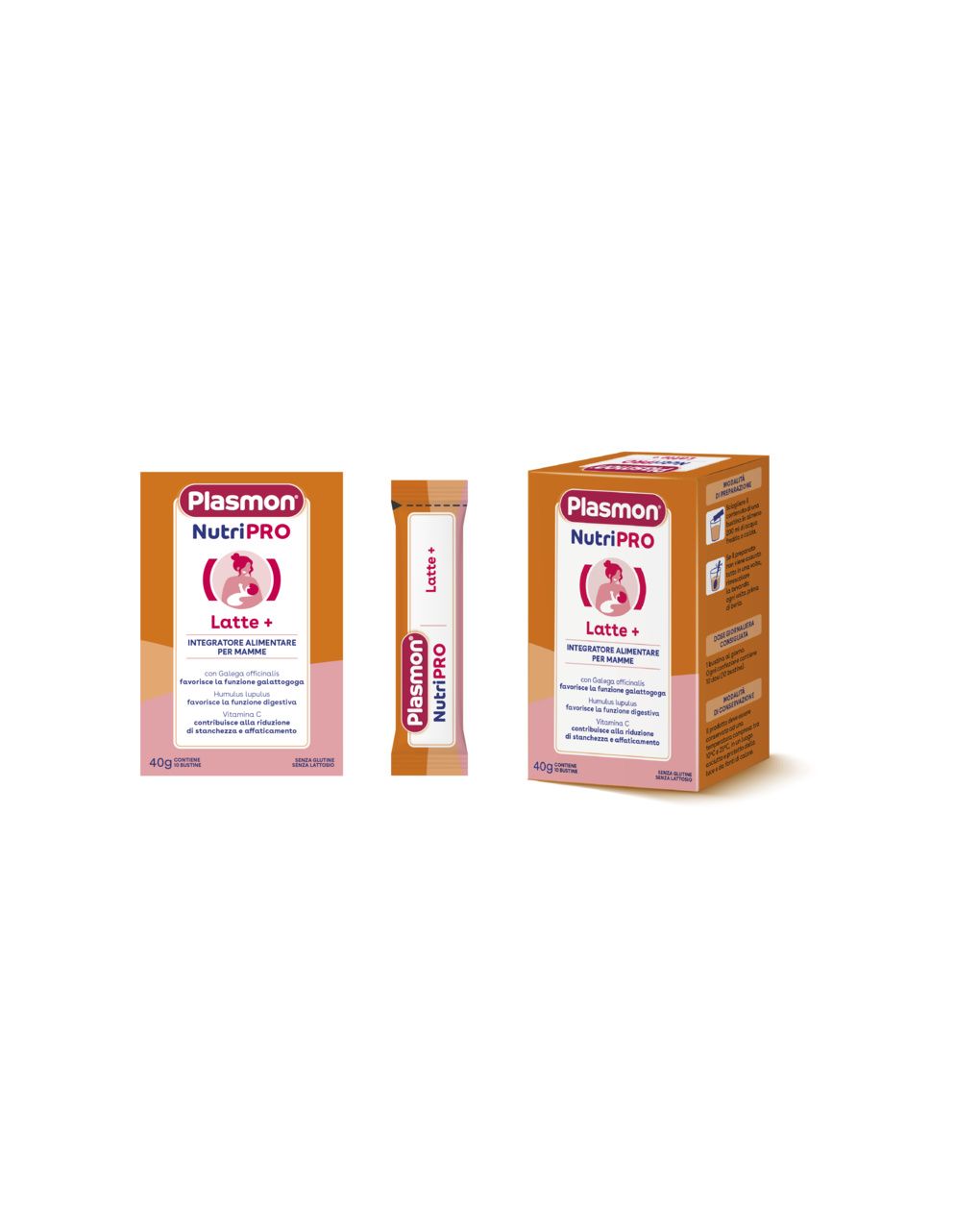 Nutripro latte+ 40g - plasmon