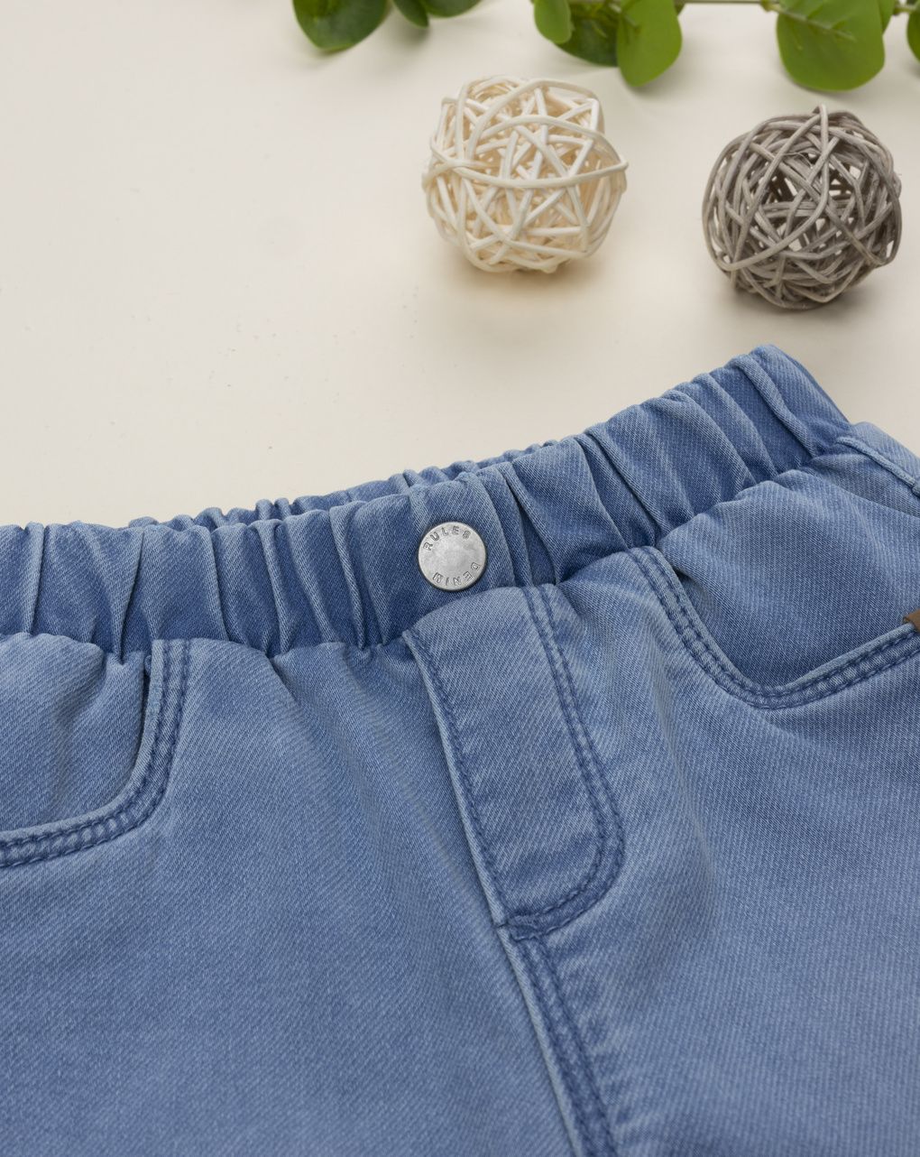 Pantalone denim bimbo