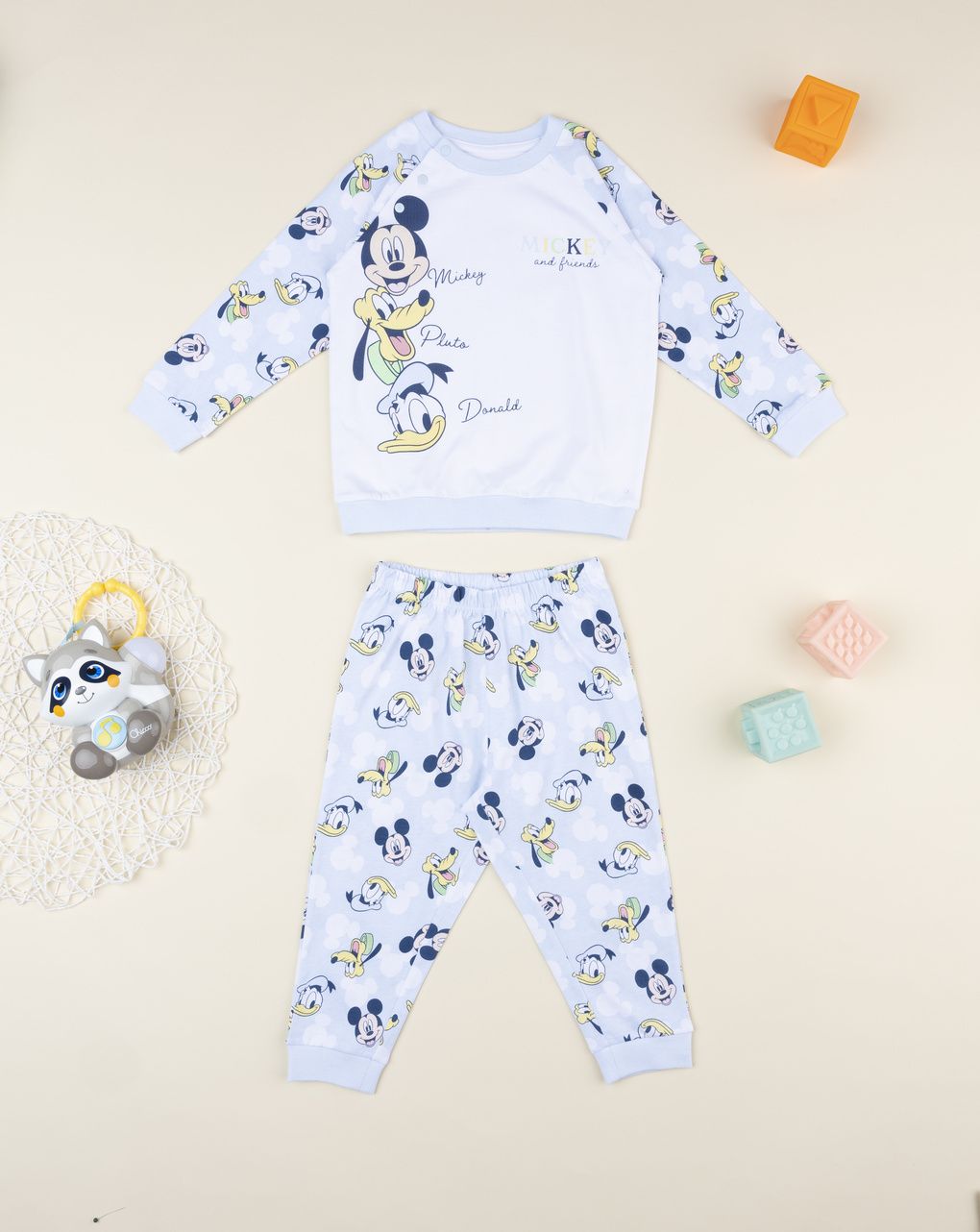 Pigiama due pezzi bimbo mickey mouse