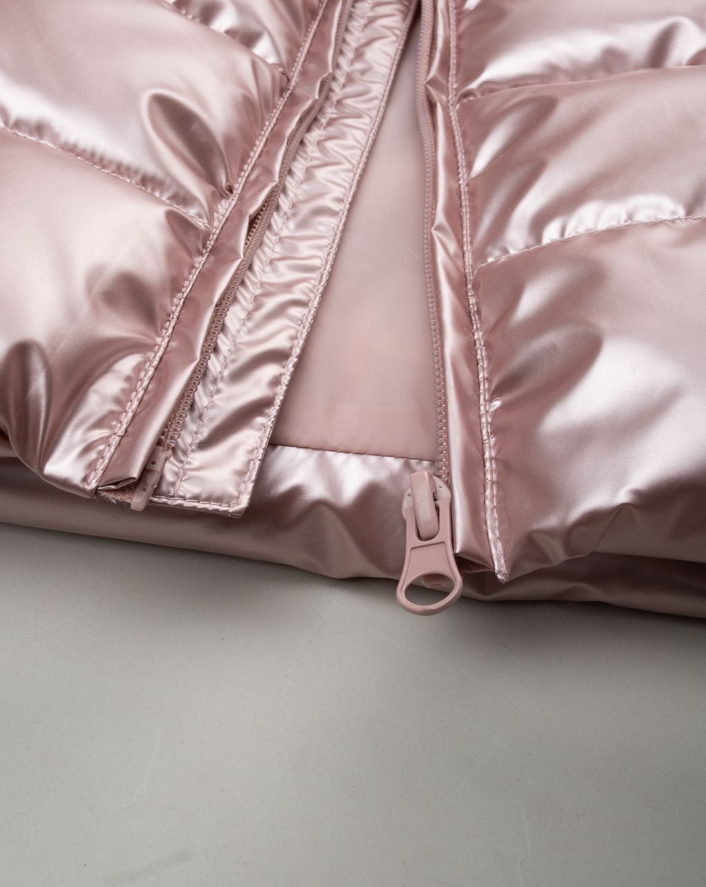 Gilet imbottito bimba rosa