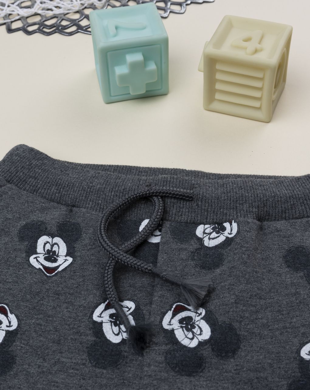 Pantalone bimbo grigio mickey mouse
