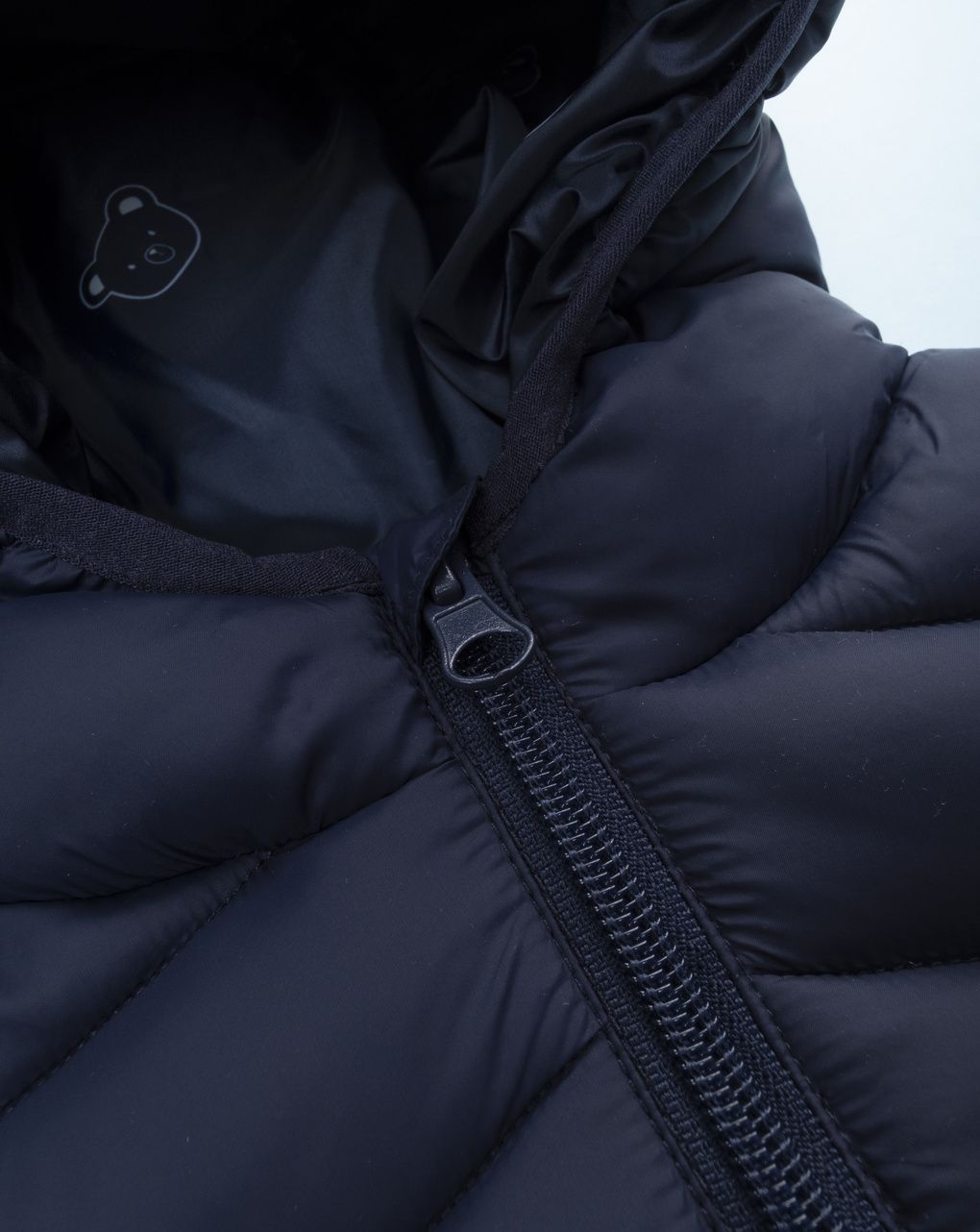 Giacca bimbo blu materiale riciclato