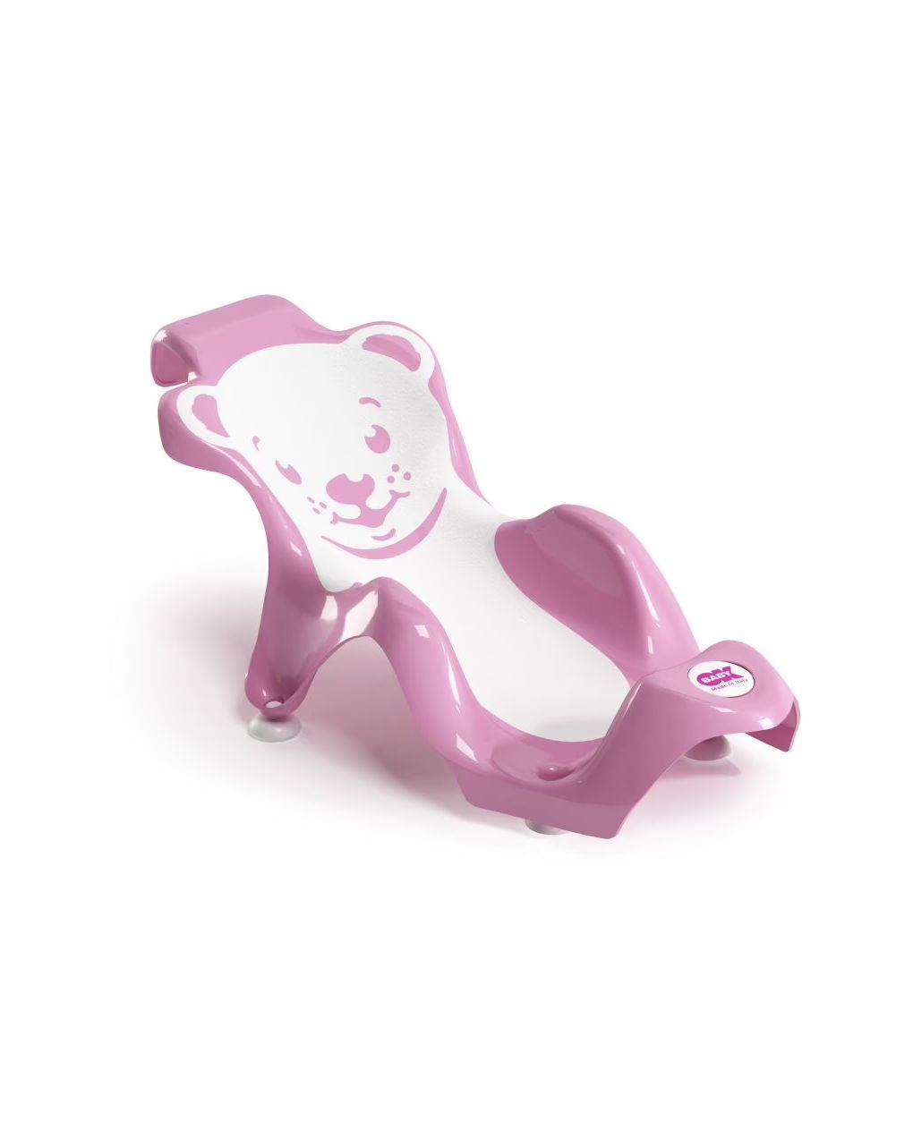 Sdraietta da bagno anatomica rosa. buddy - ok baby