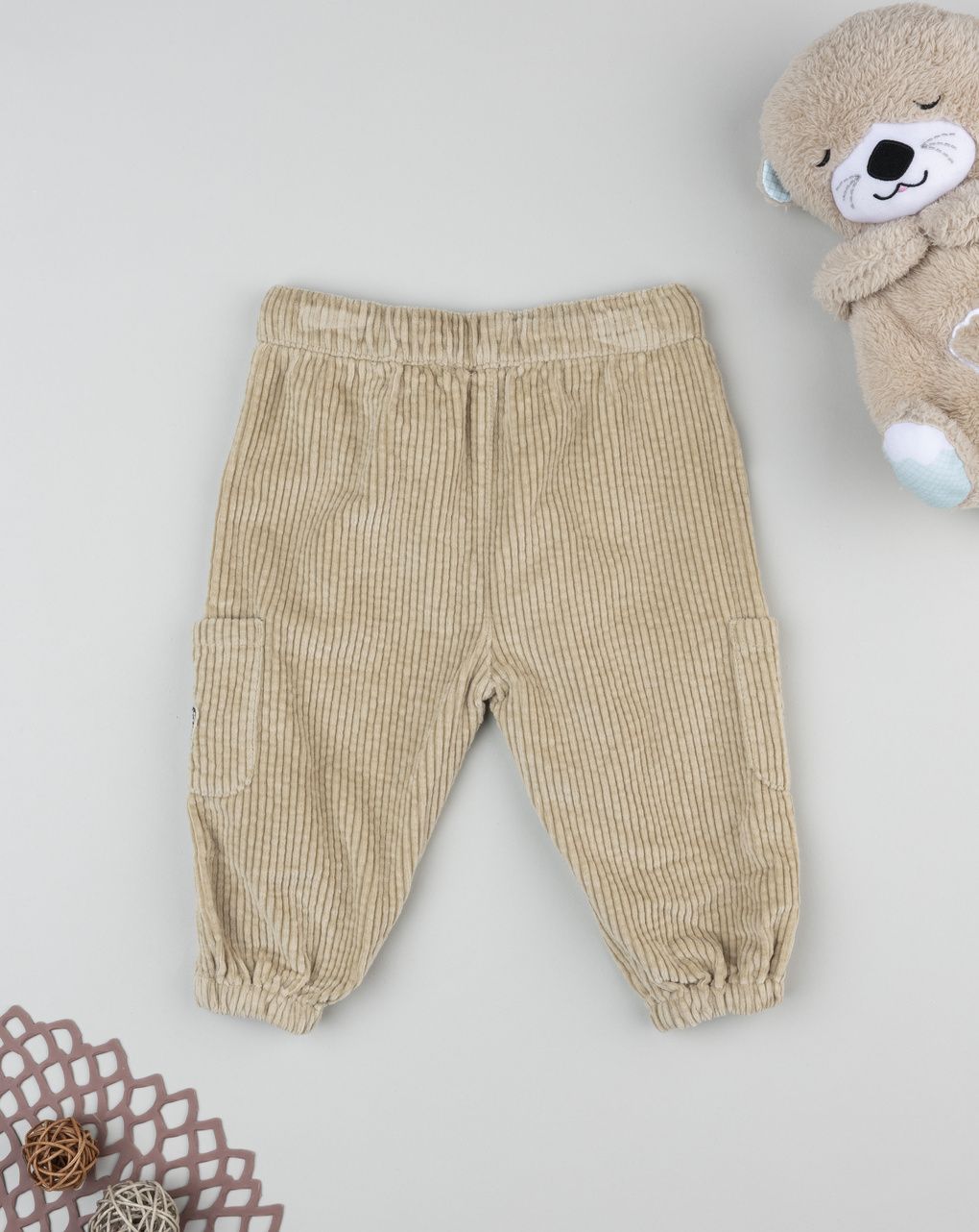 Pantaloni bimbo beige
