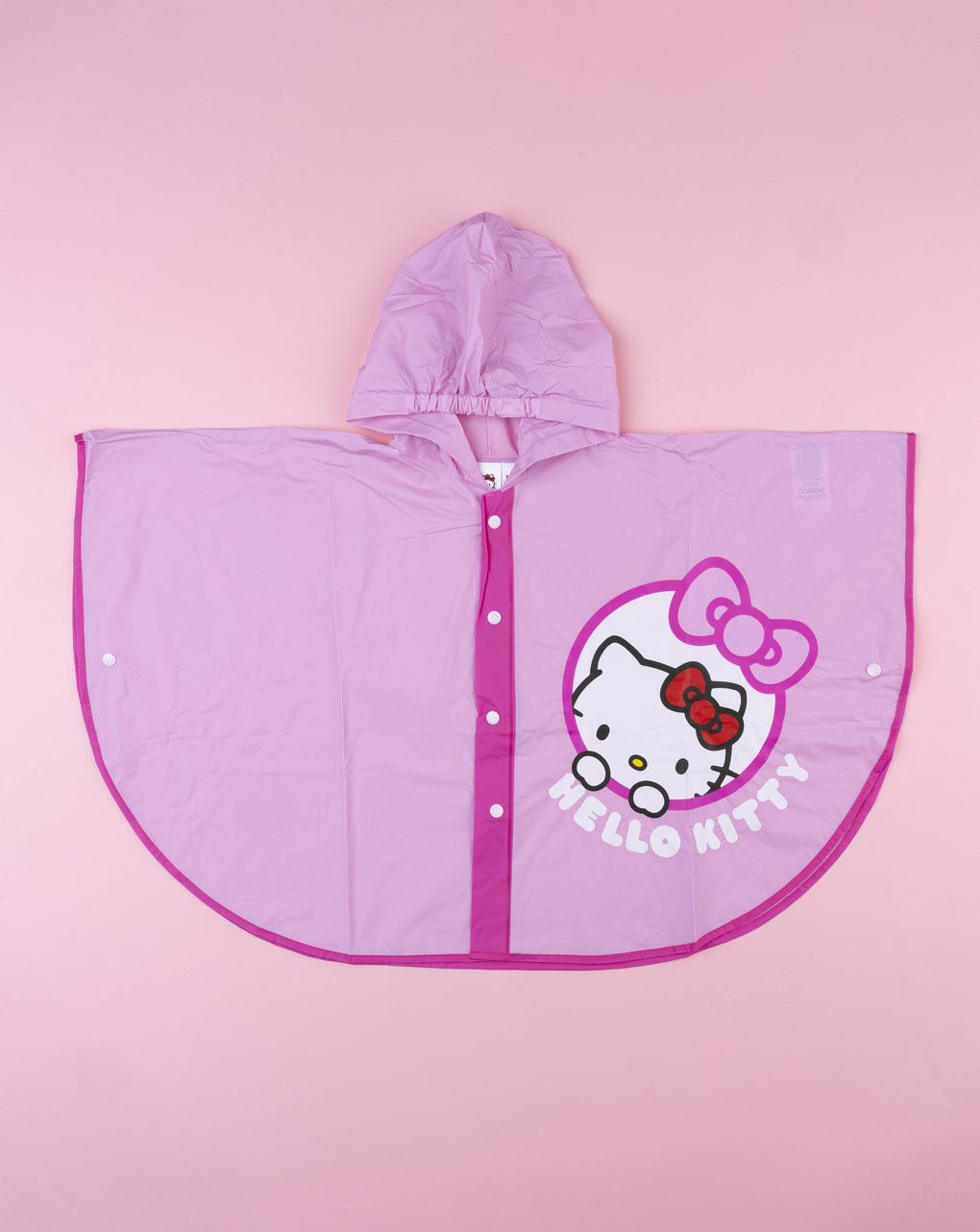 Mantella pioggia rosa bimba hello kitty